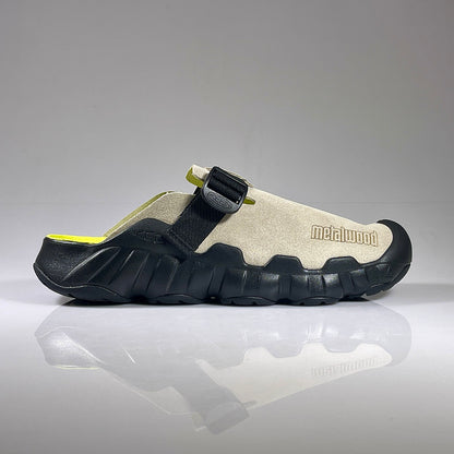 HYPERPORT CLOG LEATHER X METALWOOD